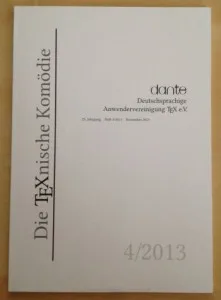 TeXnische Komödie Ausgabe 04/2013