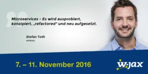 Microservices auf der W-JAX 2016.