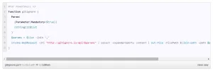 Abb. 9: Eingebundenes GitHub Gist.