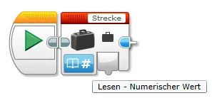 Baustein "Variable" des EV3.