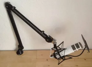 Rode Podcaster und Zubehör.