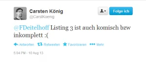 Abb. 2: Zweite Frage von Carsten König.