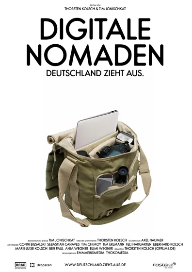Plakat Digitale Nomaden - Deutschland zieht aus