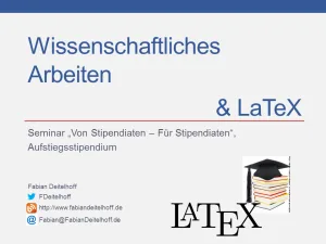 SBB Seminar "Wissenschaftliches Arbeiten & LaTeX"