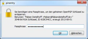 Abb. 11: Verschlüsseln einer E-Mail.